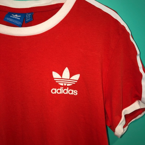 authentic red Adidas tee! - Picture 2 of 3
